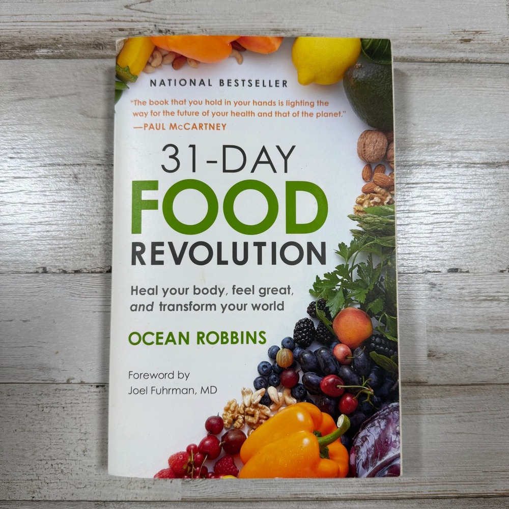 31-Day Food Revolution Ocean Robbins Paperback Health Nutrition Bestseller Book